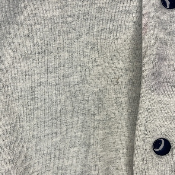 Continental Airlines Logo Lined Baseball Style Jacket Adult XL Gray Blue - Picture 3 of 9